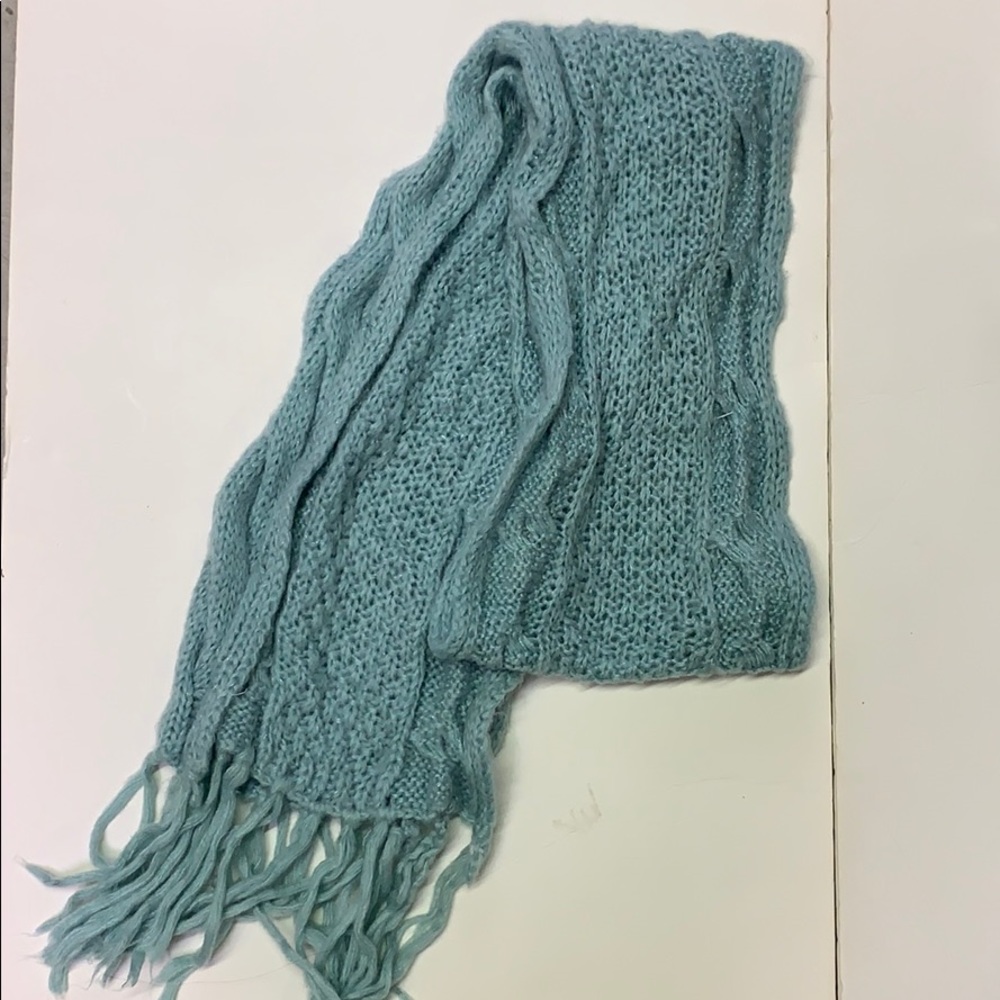 Mint green scarf